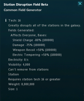 Station Disruption Field Beta